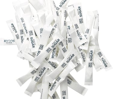 a pile of white tape - wrapped in white paper