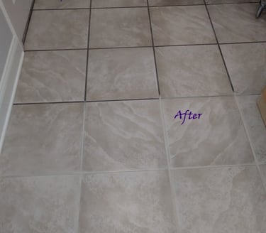Tile and grout cleaning and sealing