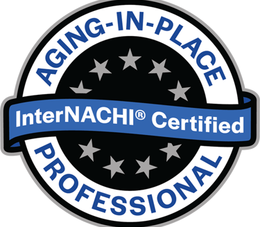 InterNACHI Aging-In-Place Certification logo.