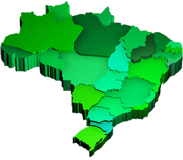 a map of brazil with a map of the country