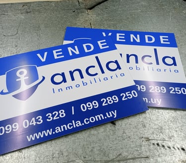 carteles en cartonplast