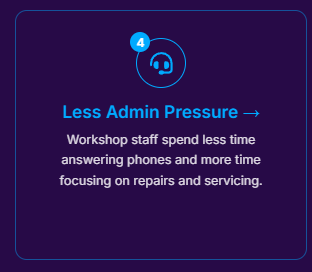 Garage staff spending less time on admin due to automated call handling