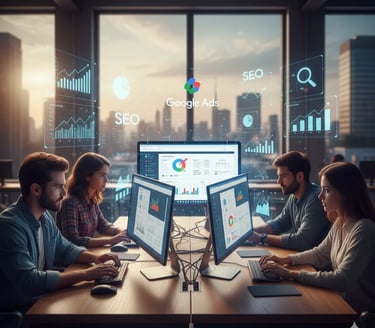 students learning Digital marketing with Gen AI in offline classes