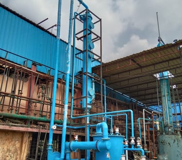 WET SCRUBBER WITH HEAT EXCHANGER FOR H2S GAS