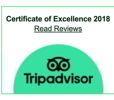 Trip Advisor Certificate of Excellence 2018 - Yoda Guy Movie Experience