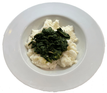 Spinach and green Somali stew with soor London