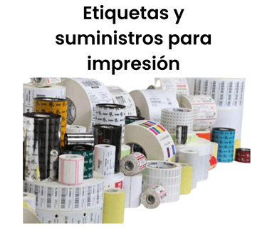 Etiquetas industriales y suministros de impresión para sistemas de identificación