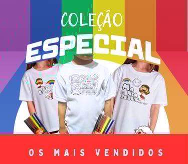 a group of people standing in front of a rainbow - colored background