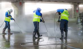 garage power washing