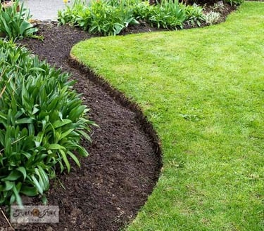 garden bed crisp & perfect edging