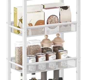 Industrial Style Kitchen Island with Storage