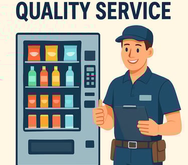 A sleek Snackora vending machine stocked with colorful, healthy snacks in a busy office lobby.