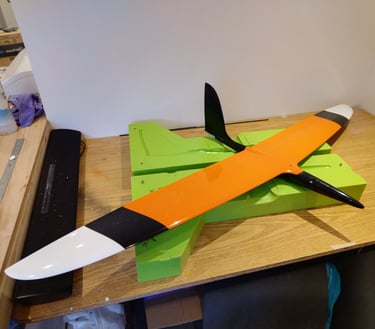 Gecko 60 DP flying wing designed by Jonathan Wells Practicalrc.comGecko60DP