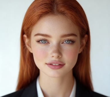 Diana, model, ai, actress, film credits, redhead, headshot
