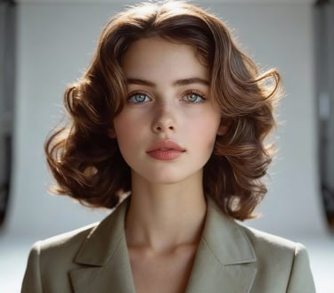 Madelaine, Ai, ai model, model, actress, film, commercials, music videos, headshot, blazer