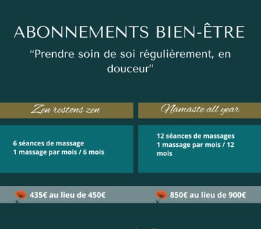 Abonnements bien-être