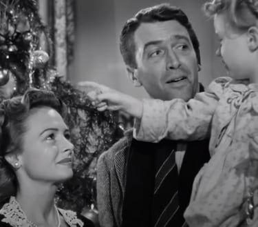 Mary Bailey and Hubby George and Little Zuzu