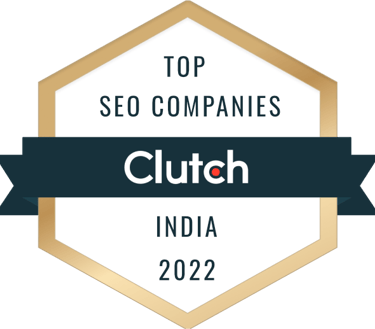 a badge for the top 10 seo company in india