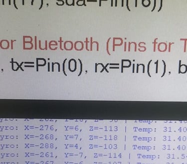 Accelerometer Data Generation from MPU6050