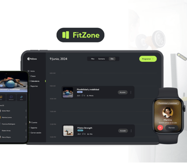 Multi-device design for an online gym