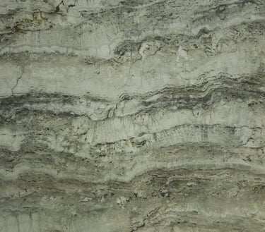 Trawertyn zielony - szara zieleń, włoski kamień naturalny