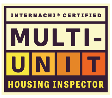 InterNACHI Multi-Unit Property Inspector Certification Logo.