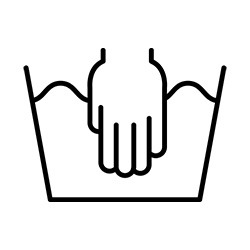 Symbole lavage à la main