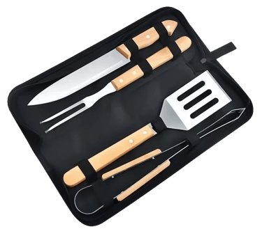 Kits de Churrasco de Aço Inox Premium