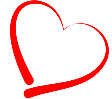 red ribbon heart