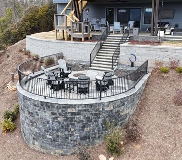 retaining wall built in gresham, oregon