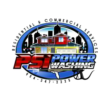 official logo PSI POWER WASHING FORT LAUUDERDALE