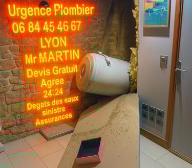 Diagnostique panne rapide lyon 69007 plus d eau chaude fuite