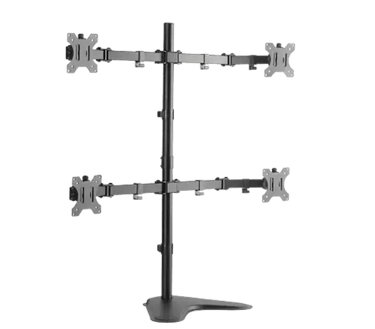 Singularity-India-LUMI-Articulate-Quad-4-Monitor-Arm-Stand-Mount-Clamp-LDT12T048