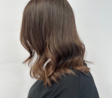 morena iluminada, mechas naturales