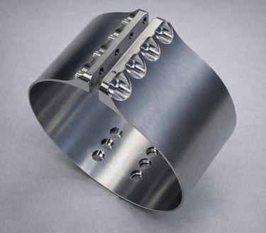 heat treated machined stainless steel hangar band