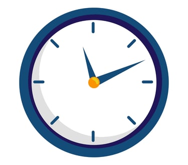 Time icon for rewire a house