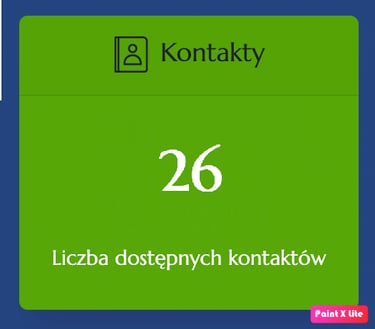 widok kontaktów