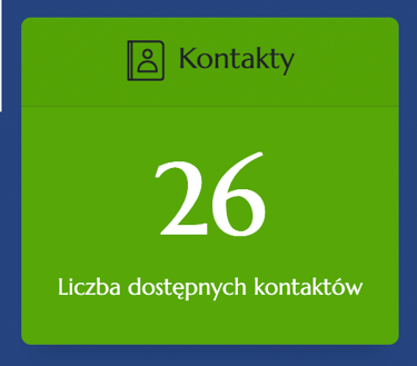 kafelek menu kontakty