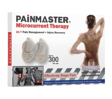 Box of Painmaster Microcurrent Therapy patches,