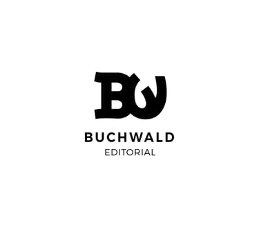 Logo editorial artesanal Buchwald