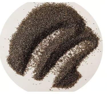 the photo of brown silicon carbide.