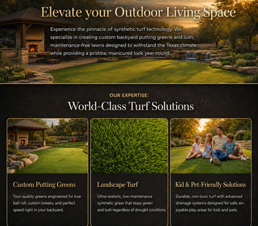 Dallas artificial turf Houston artificial turf