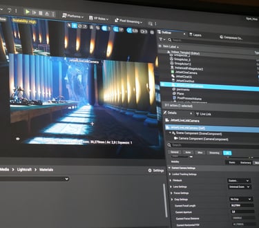 Corso Virtual Production: utilizzo di Unreal Engine 5 per set virtuali