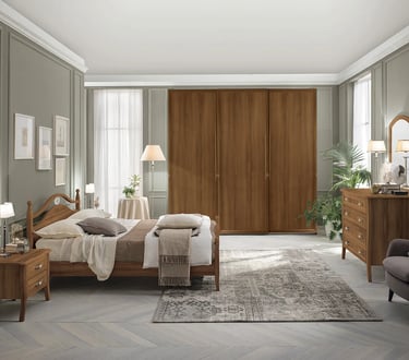 MazarakisArt: Συρώμενη Ντουλάπα Δωματίου - Ξύλο