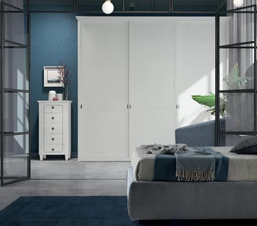 MazarakisArt: Συρώμενη Ντουλάπα Δωματίου - Λευκό 03