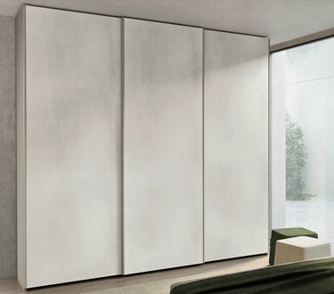 MazarakisArt: Συρώμενη Ντουλάπα Δωματίου - Λευκό 02