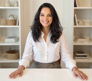 Laura, Founder of Transform Homes & Co — rofessional organizer and luxury decluttering expert.