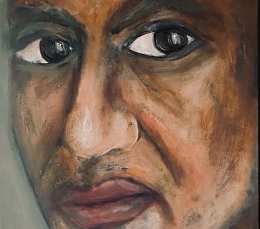 The Revengful  33X28 Acrylic on Canvas  Wood Frame 2025