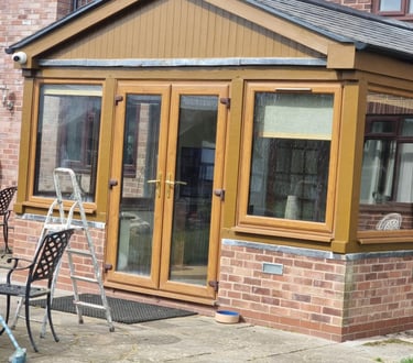 conservatory installed by pbp services in droitwich