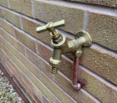 New tap fitted by local plumbers in Evesham